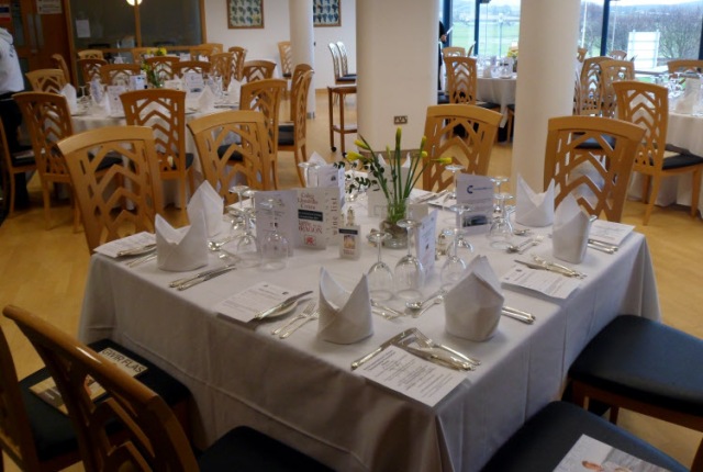 Inside the Great Orme View Restaurant at Llandrillo college