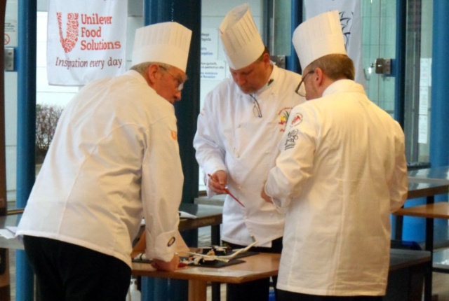 Judging at the Welsh Culinary Championships